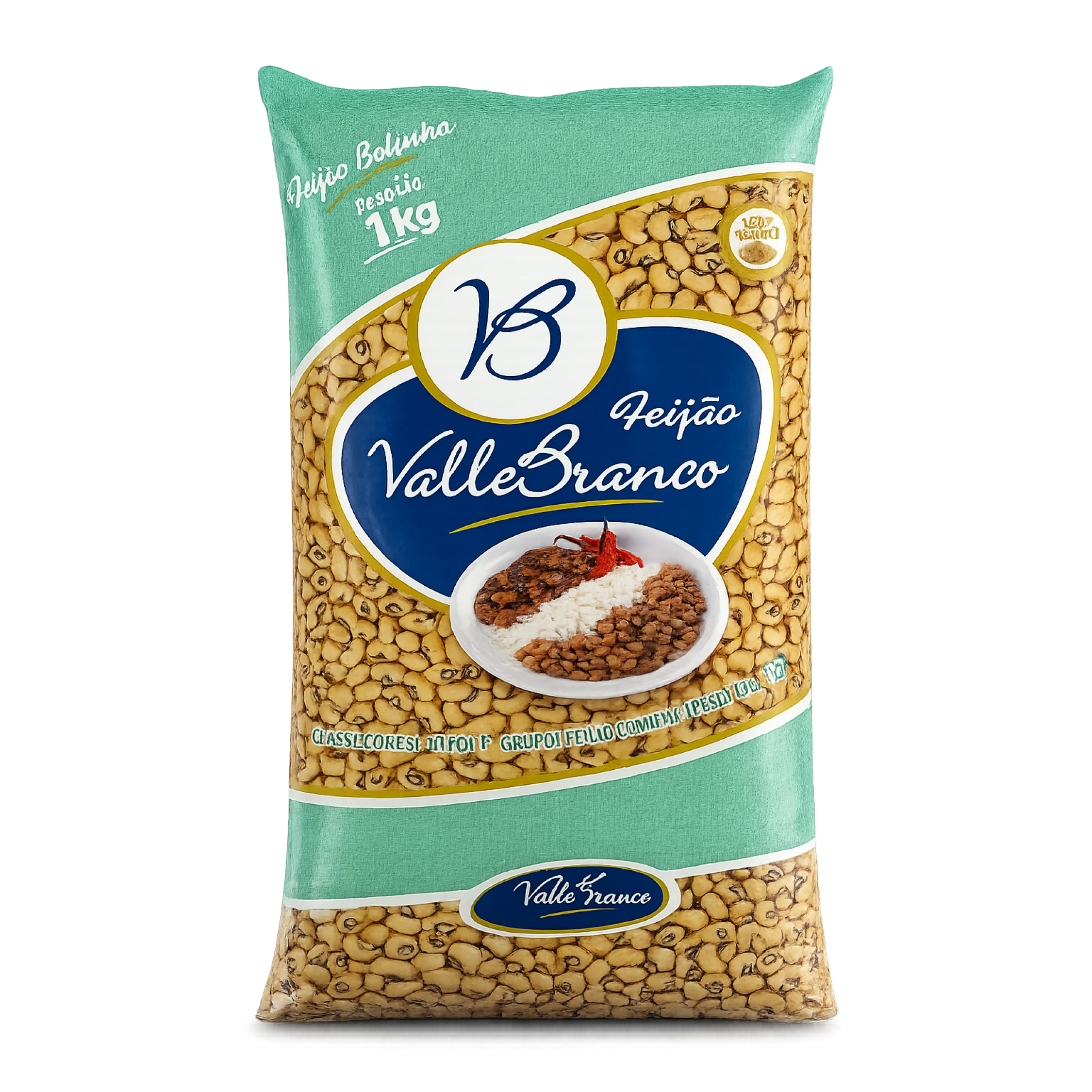 Feijão Bolinha Valle Branco tipo 1